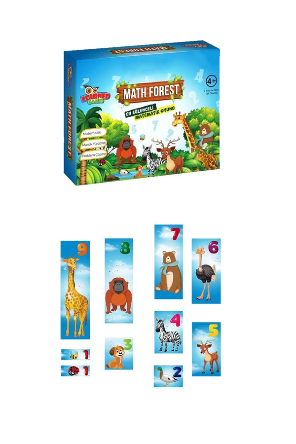 MES Akademi Yapay Zeka Eğitim Seti Hediyeli Learned Games Math Forest Matematik Oyunu Büyük Boy