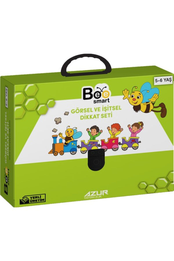 MES Akademi Yapay Zeka Eğitim Seti Hediyeli Bee Smart Görsel Ve İşitsel Dikkat Seti 5-6Yaş