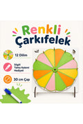 RENKLİ Çarkıfelek Oyunu, Eğitim Materyali, Eğitici Oyun + MES Akademi Eğitim Seti Hediye!