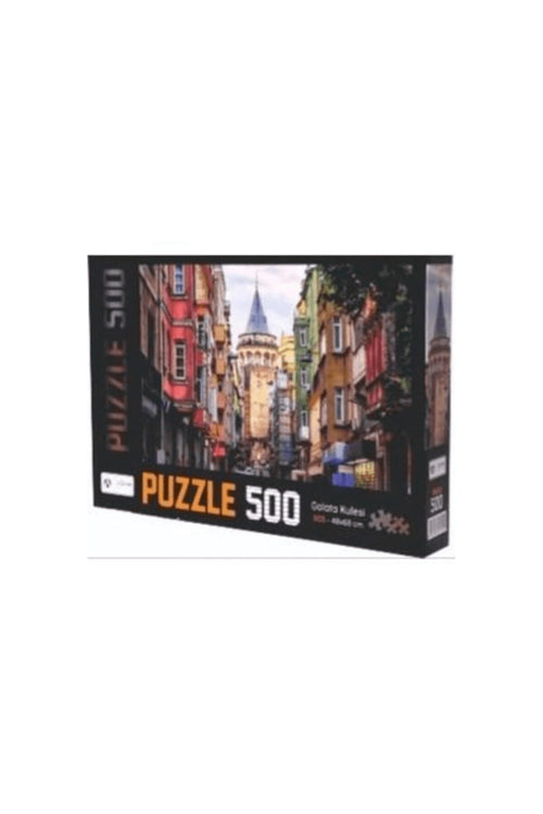 Galata Kulesi 500 Parça Puzzle + MES Akademi Eğitim Seti Hediye!