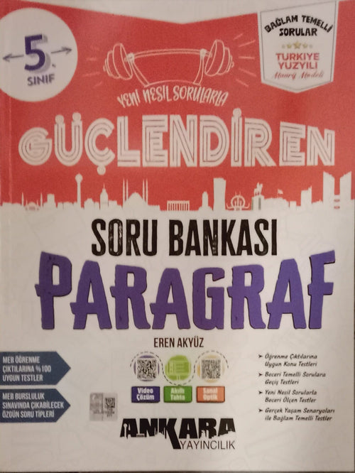 Ankara Yayıncılık 5. Sınıf Güçlendiren Paragraf Soru Bankası