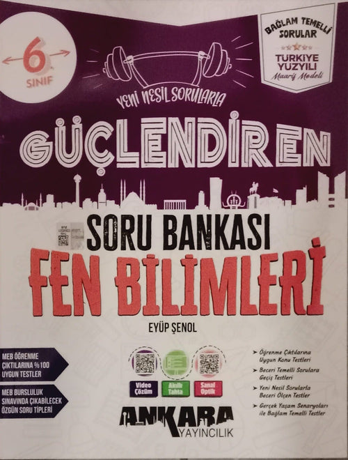 Ankara Yayıncılık 6. Sınıf Güçlendiren Fen Bilimleri Soru Bankası