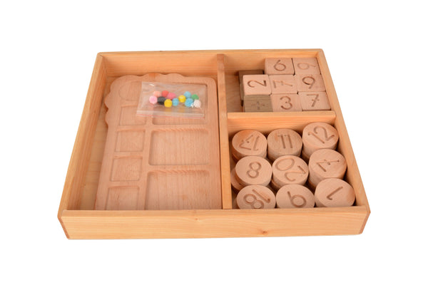 Bultak Matematik Oyunları - Doğal Ahşap Montessori Eğitim Aracı