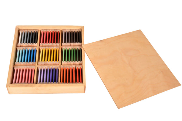 Renk Tabletleri - Set 3 - Doğal Ahşap Montessori Eğitim Aracı