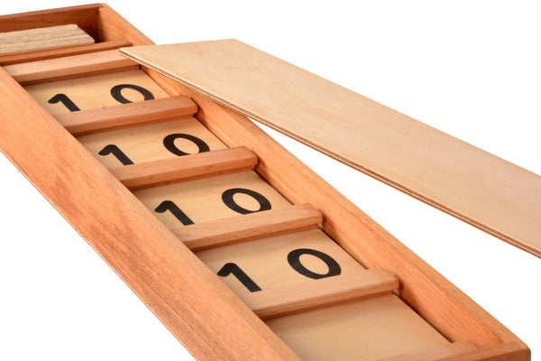 Sequin Kartları (11-19) - Doğal Ahşap Montessori Eğitim Aracı