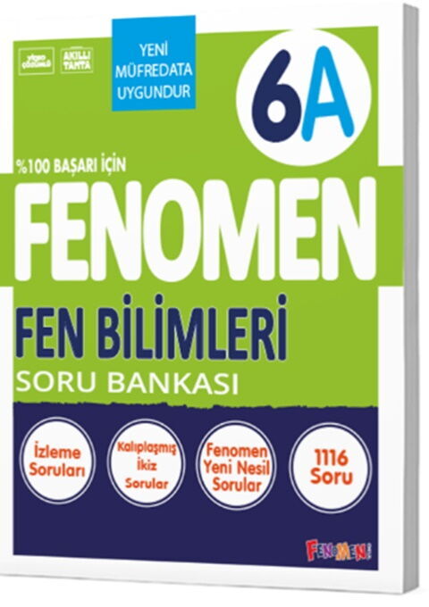 Fenomen Okul Yayınları 6. Sınıf Fen Bilimleri A Soru Bankası (Bağlam Temelli)