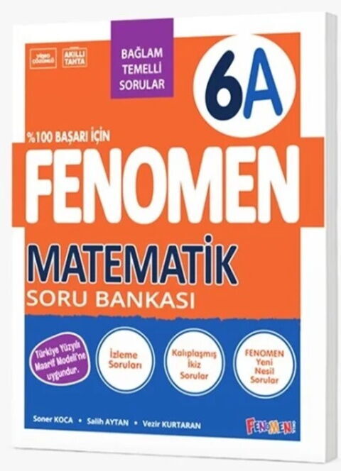 Fenomen Okul Yayınları 6. Sınıf Matematik A Soru Bankası (Bağlam Temelli)