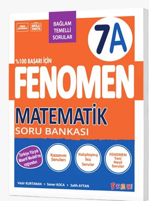 Fenomen Okul Yayınları 7. Sınıf Matematik A Soru Bankası (Bağlam Temelli)