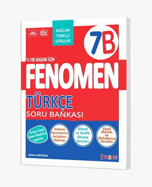 Fenomen Okul Yayınları 7. Sınıf Türkçe B Soru Bankası (Bağlam Temelli)