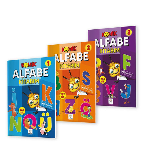 Yz Komik Alfabe Kitabım Seti 3Litap