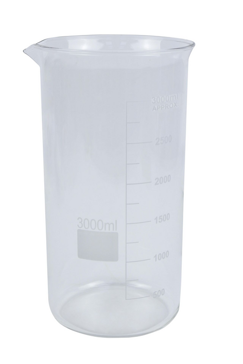 Cam Beher Glas 3000Ml Uzun Form