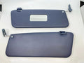 Sunvisor with Metal Bracket Clips Set For Mercedes R107 SL 1971-1989 Dark Blue