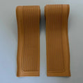 Mercedes-Benz R107 SL-SLC KLASSE Pair Rubber Door Sill Mats Protection Palomino