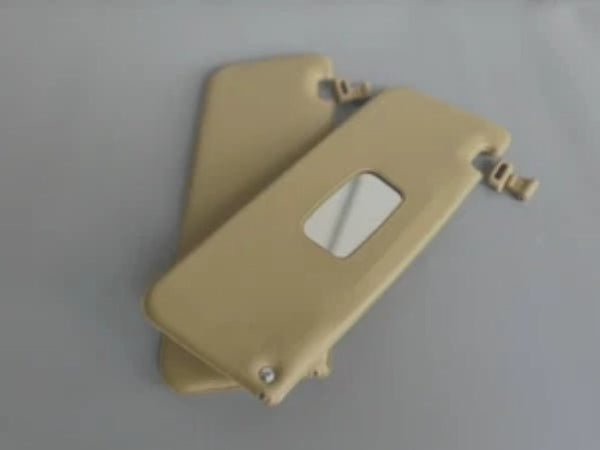 Sun Vısor for Mercedes Benz R107 BEIGE with Clips set 450SL, 380SL, 560SL, - Bazarry Auto