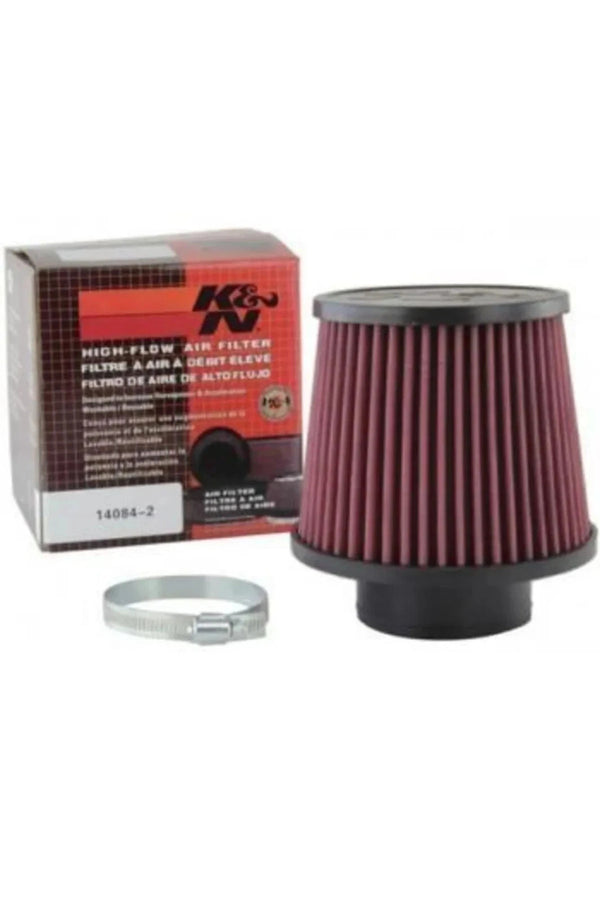 K&N UNIVERSAL 3" INCH CONE DRY HIGH FLOW KN Cold Air Intake Filter Kit Cars - Bazarry Auto