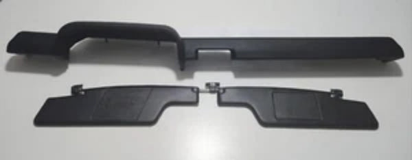 New Porsche 914 Dash Pad Board and Porsche 914 Sun visor BLACK 91455203112 - Bazarry Auto