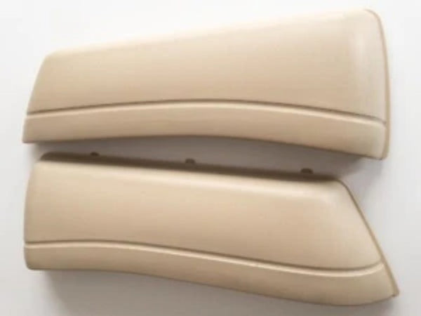 NEW Mercedes W123 door pockets door shelf left + right for door panel CREAM - Bazarry Auto