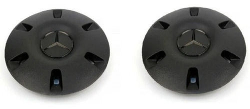 Wheel Cover Hub Center Caps for Mercedes 06-18 Sprinter W906 2-Pack of Black