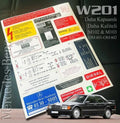 Mercedes-Benz W201 190E 190D Decal Set Stickers For All Models Engines
