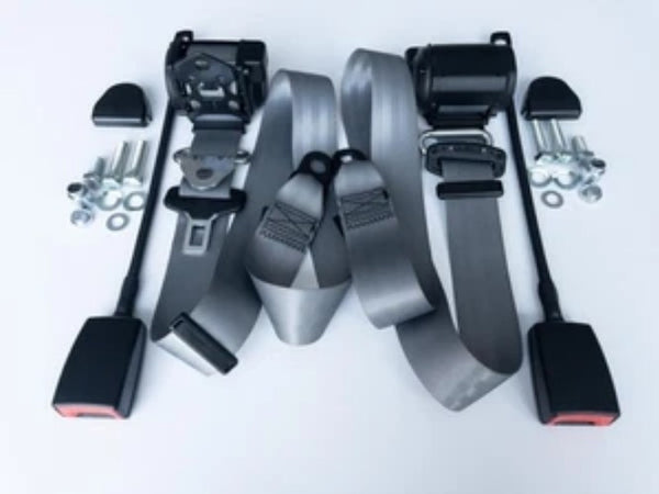 New Automatic 3-point seat belt Mercedes W 108 W 109, Seatbelt- GRAY - Bazarry Auto