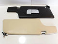 NEW Porsche 911 912 Coupe Sun Visor Complete CREAM - BLACK set New 1969-1989