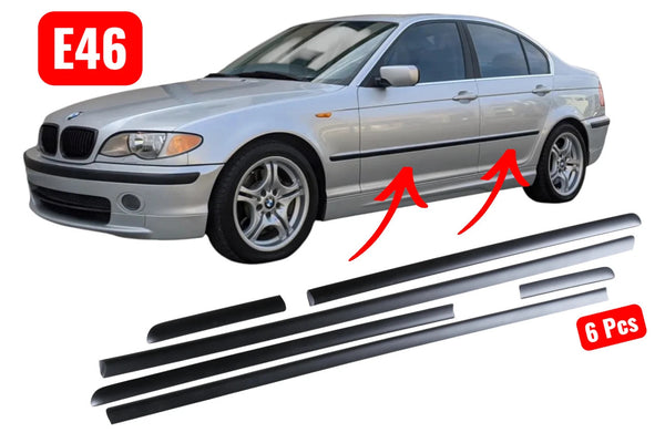BODY SIDE MOLDING Door MOULDING TRIM for BMW E46 M3 Badge Sedan 1998-2005 - Bazarry Auto
