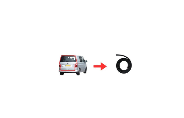 RUBBER REAR DOOR SEAL KIT SUITABLE VW T5-T6 (2003-On) - Bazarry Auto