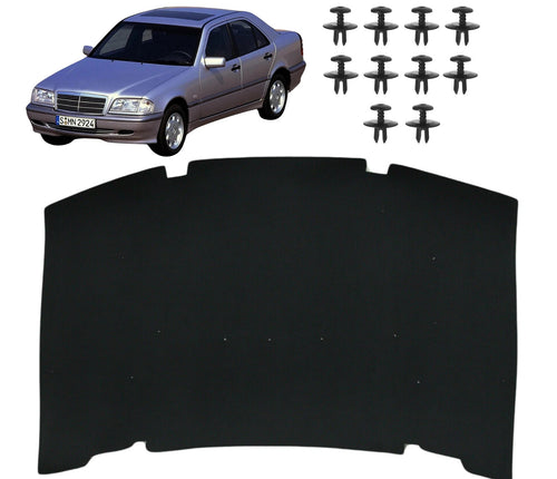 Hood Insulation Foam Pad for MERCEDES W202 1993-2000 Sound Insulating Engine