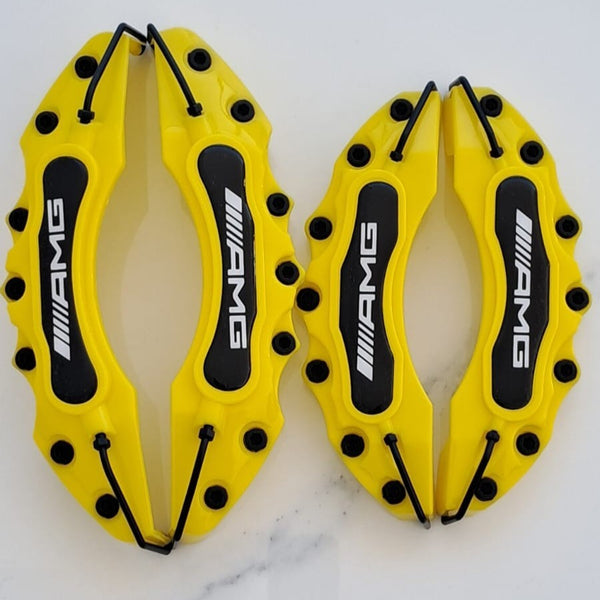 Brake Caliper Covers for Mercedes 4Matic A B C E ML GL AMG GLA GLE CLK 4 matic S - Bazarry Auto
