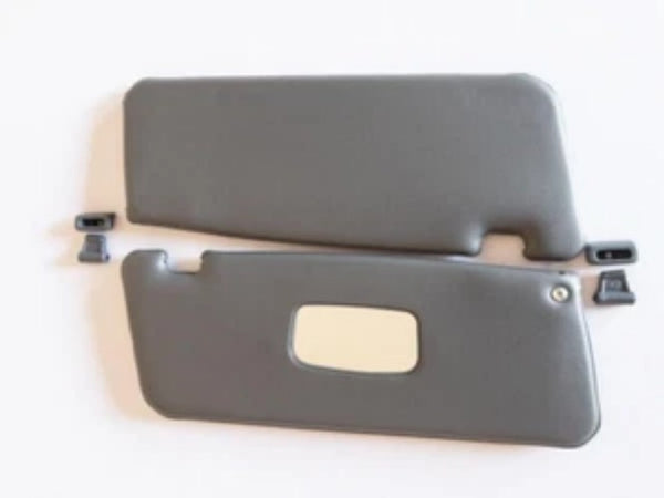 For Sun Vısor for Mercedes Benz R107 DARK GREY with Clips 450SL,380SL, 560SL - Bazarry Auto