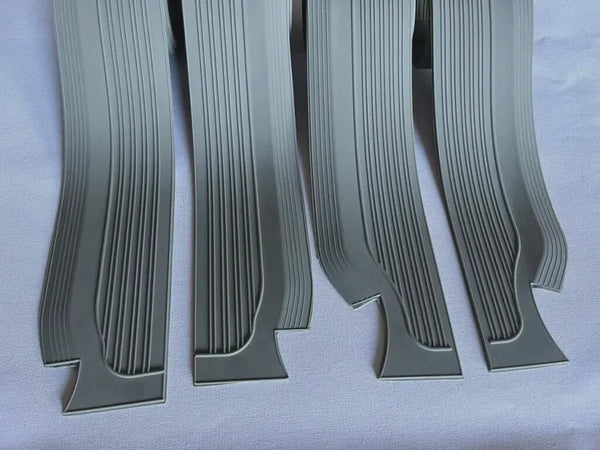 for Mercedes-Benz W114 - W115 Door Rubber Sill Covers, gray, NEW - Bazarry Auto