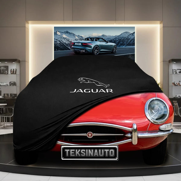 Jaguar E-Type 1961-1975 Custom Fit Indoor Car Cover Soft Stretch Fabric - Bazarry Auto