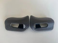 Sun Visor Trim Cap for Mercedes R129 SL320 SL500 SL600 300SL 500SL BLACK pair