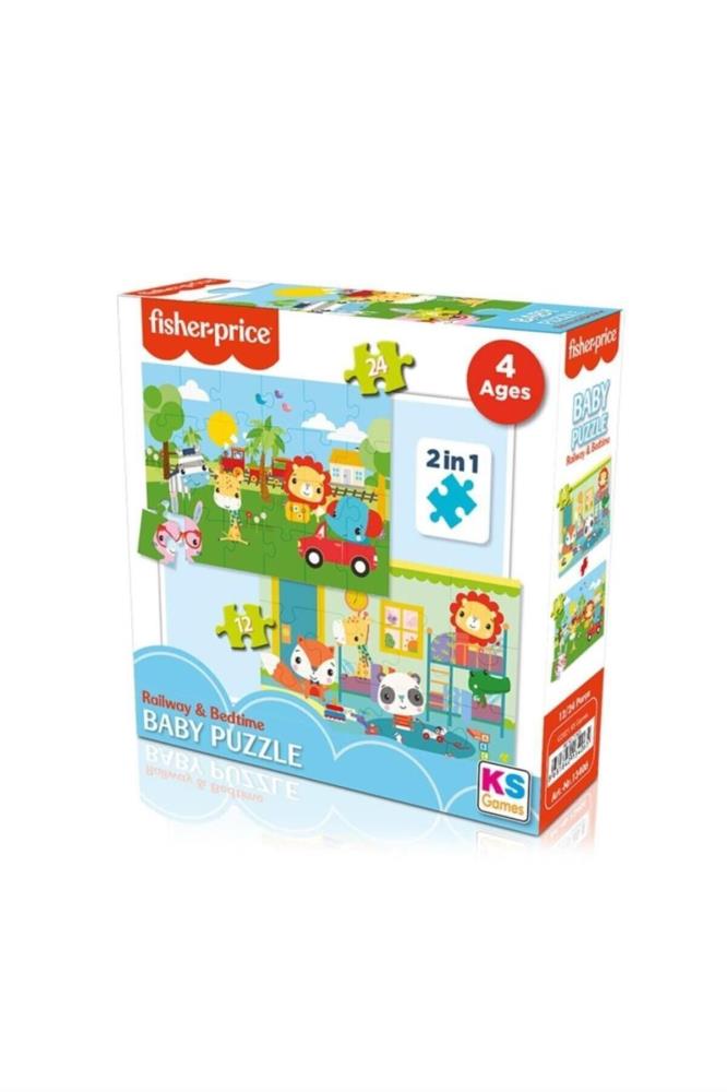 Ks Fisher-Price Baby Puzzle Railway & Bedtime 2İn1