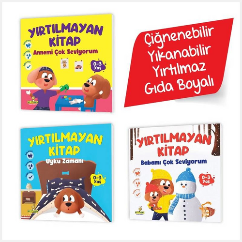 Yz Yırtılmayan Kitap Seti-Ceviz