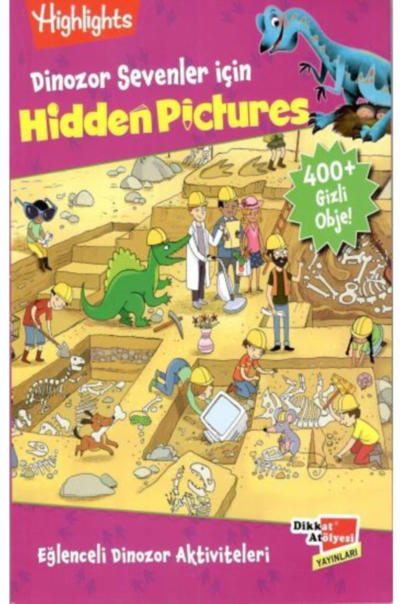 Dinozor Sevenler Için Hidden Pictures + MES Akademi Eğitim Seti Hediye!