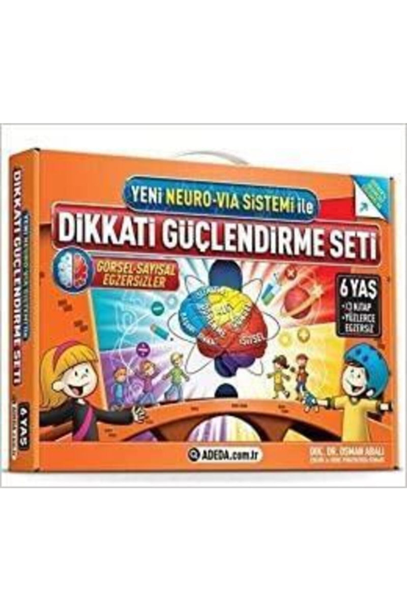 Adeda - Dgs Dikkati Güçlendirme Seti 6 Yaş (3 Kitap Takım) Adeda + MES Akademi Eğitim Seti Hediye!