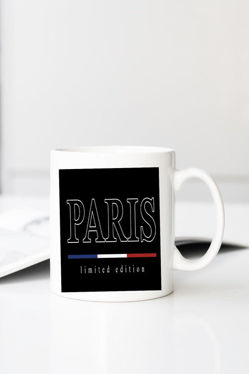 B Y K Paris Bask L Baskılı 330 ml Porselen Kupa Bardak (123536_1)