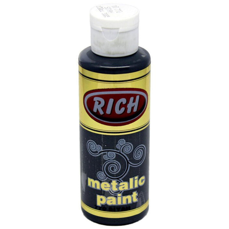 Rich Metalik Akrilik 120ml 770 Siyah