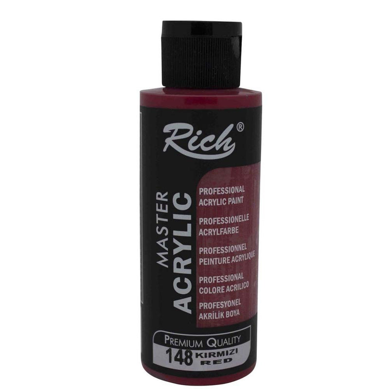 Rich Akrilik Boya 120ml 148 Kırmızı