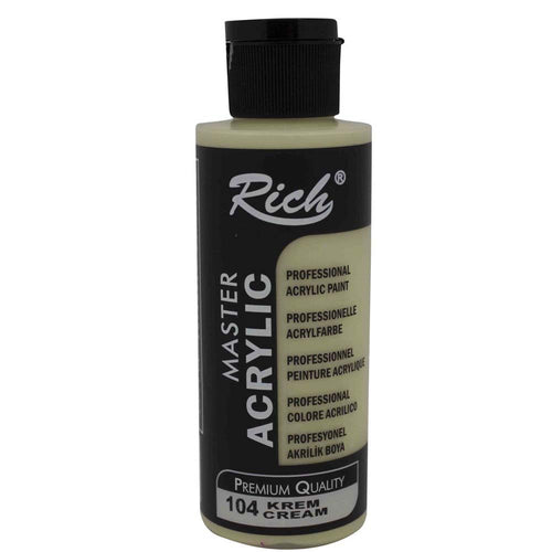 Rich Akrilik Boya 120ml 104 Krem