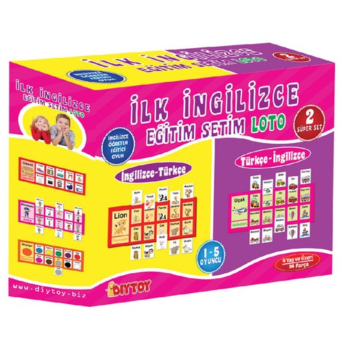 Dıytoy İngilizce Eğitim Seti Loto