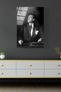 Dekoratif Atatürk Dekoratif Cam Tablo