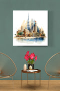 Dekoratif Dubai Dekoratif Cam Tablo (50 x 50)