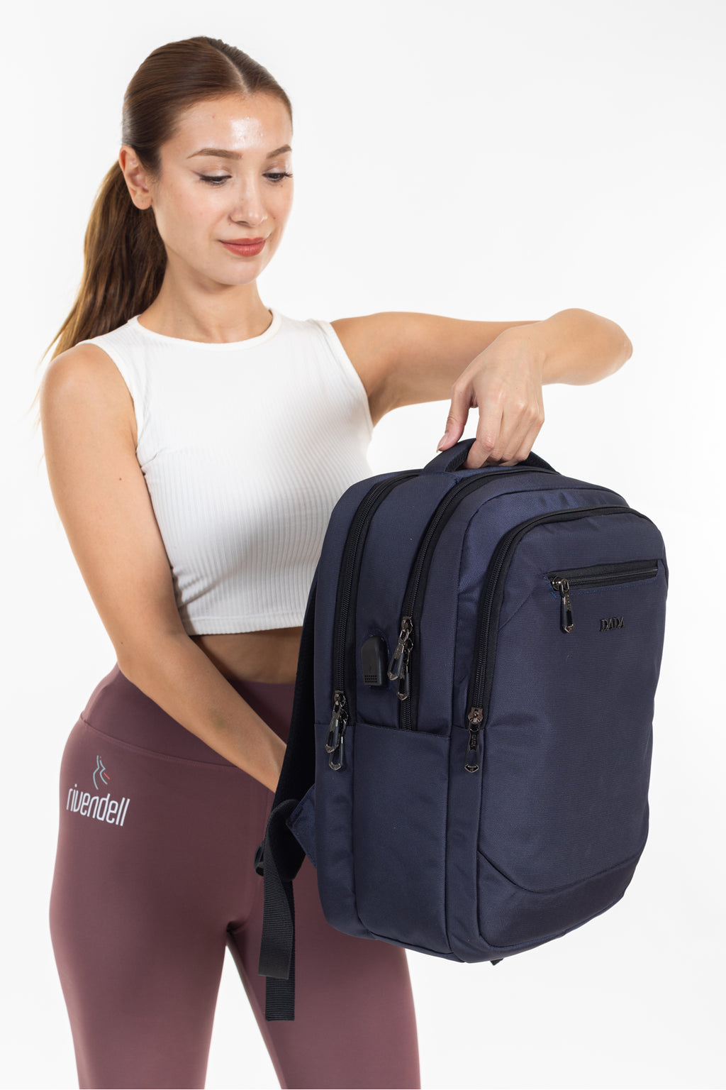 Su Geçirmez USB Şarjlı Sırt Çantası - 14'' Laptop ve 10'' Tablet Uyumluluğu, Körüklü Çanta