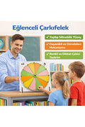 Renkli Çarkıfelek Eğitici Ahşap Oyun Materyali [Kod: VOLEE-444320514] (MES Akademi Hediyeli)