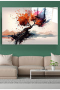 Dekoratif Soyut Dekoratif Cam Tablo (30 x 50)