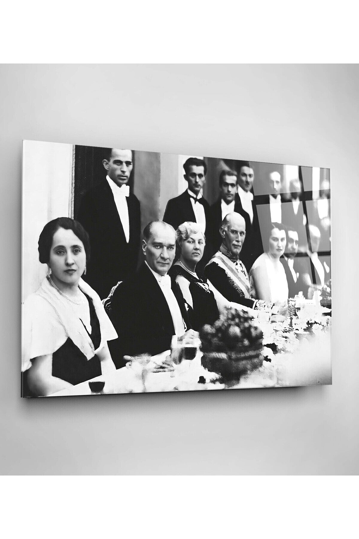 Dekoratif Atatürk Dekoratif Cam Tablo (80 x 120)