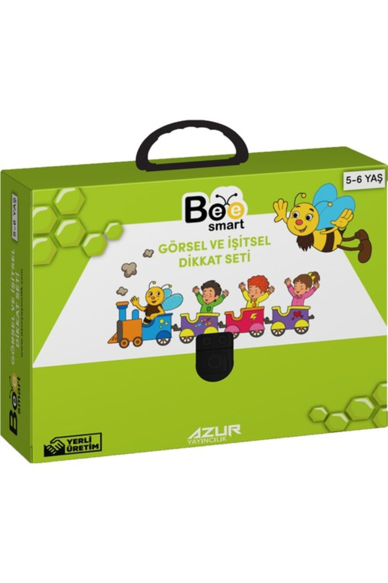 Bee Smart Görsel Ve İşitsel Dikkat Seti 5-6Yaş + MES Akademi Eğitim Seti Hediye!