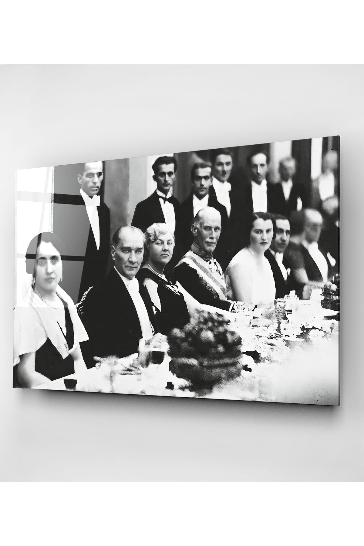 Dekoratif Atatürk Dekoratif Cam Tablo (60 x 90)